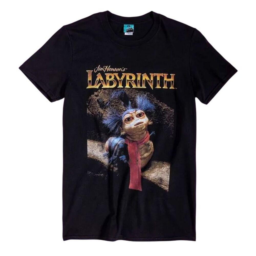 Labyrinth Unisex Adult The Worm Wall T-Shirt / Black